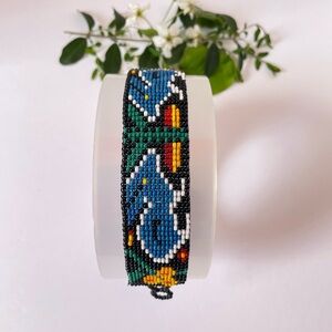 Colorful Beaded rabbit 🐰 Bracelet